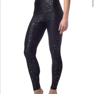 EMILY HSU CONFETTI STARS FOIL LEGGING